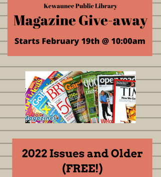 Flyer for magazine give-away