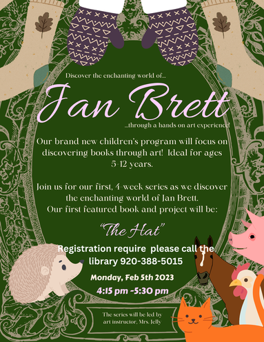 Picture of a flyer for Jan Brett